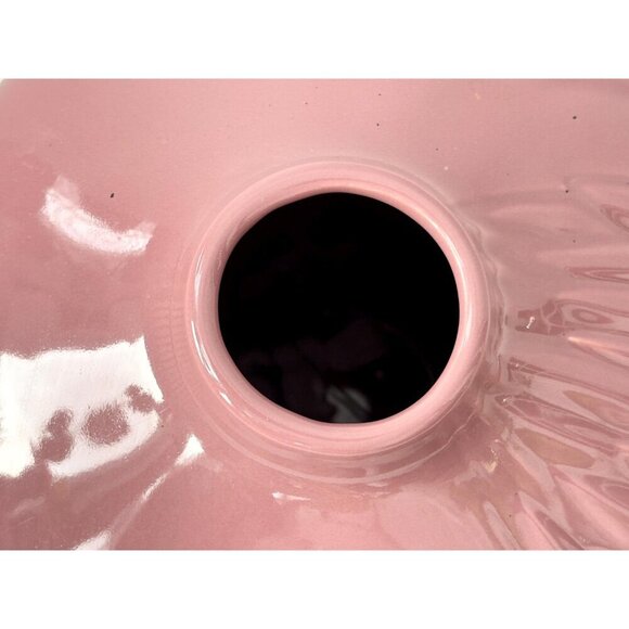 Mauve Pink Crane Embossed XL Tall Vintage Midcentury Royal Haeger Vintage Vase - Picture 5 of 10